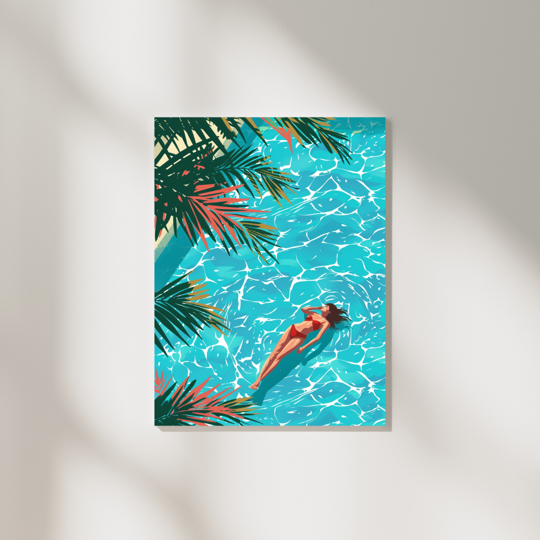 Pool Lounge Poster