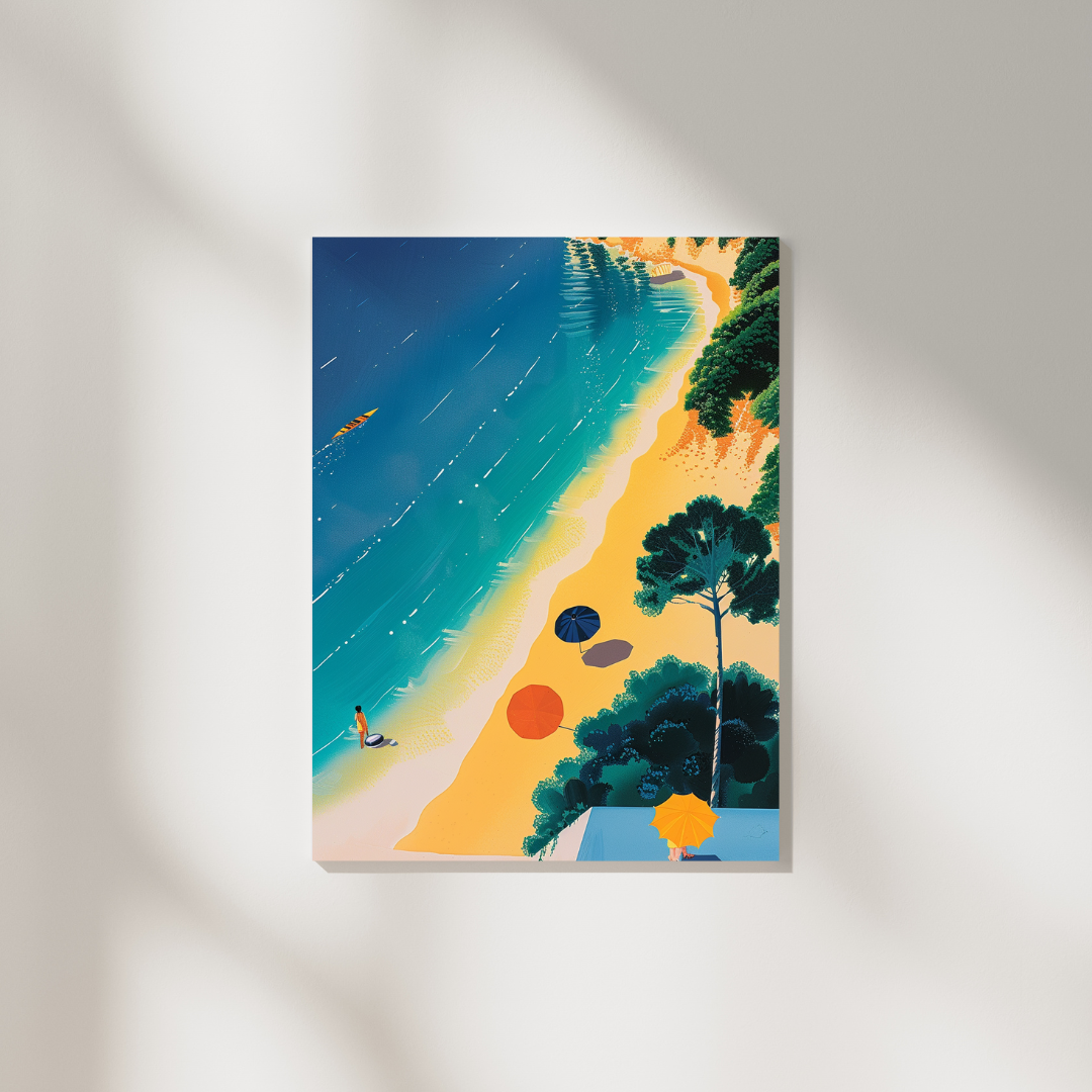 Over The Beach Poster