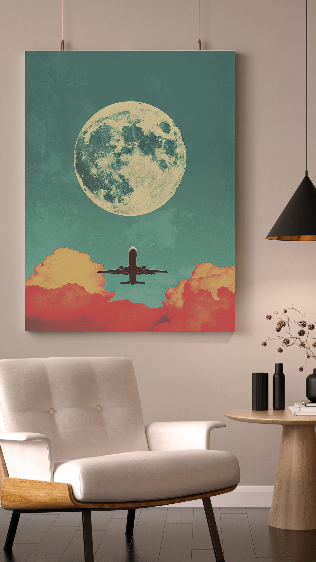 Big Moon Flyby Poster