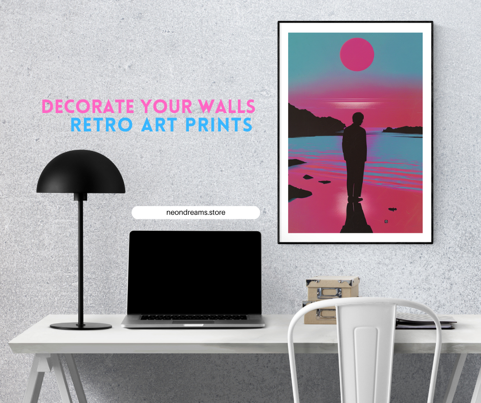 Man On Beach Poster