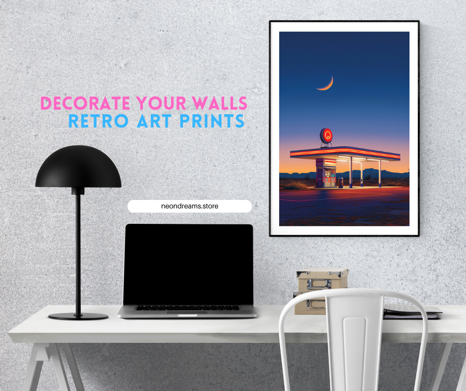 Remote Gas Station Poster
