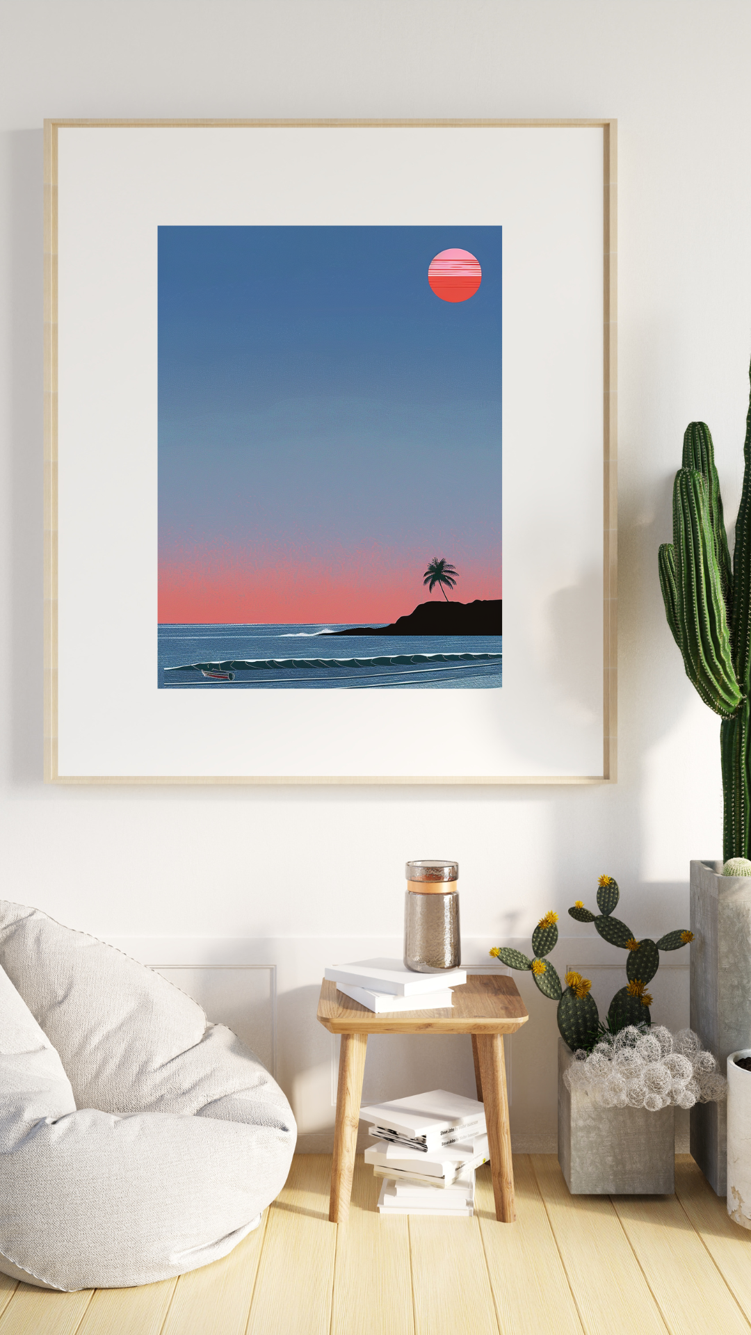 Beach At Twilight Poster