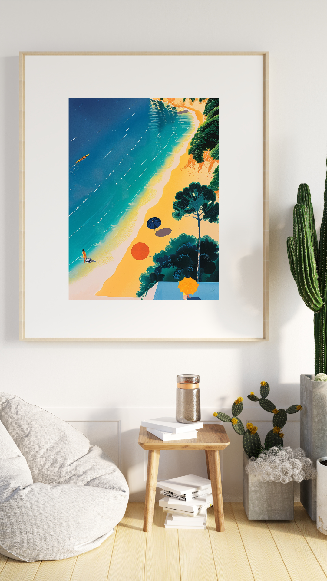 Over The Beach Poster