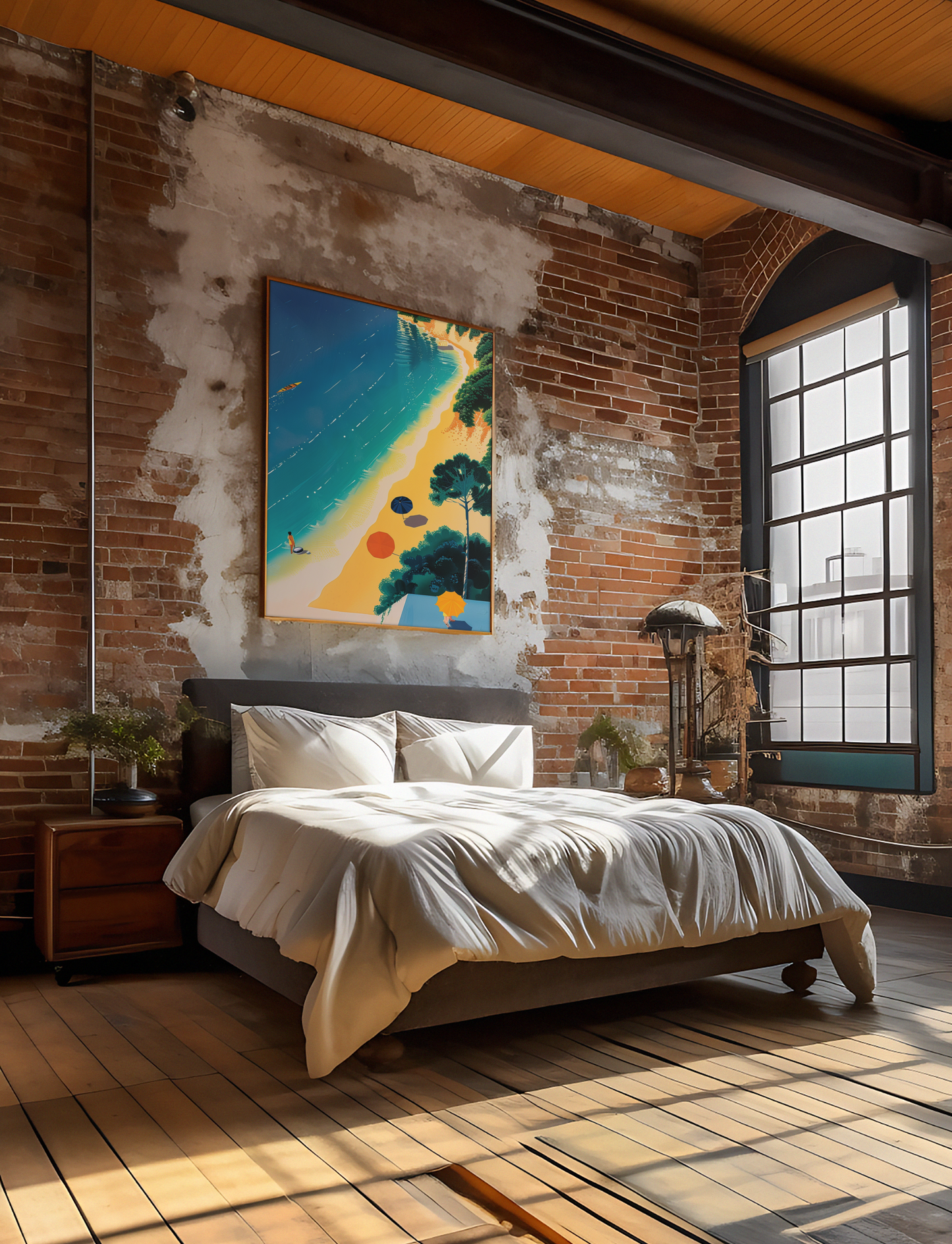 Over The Beach Poster