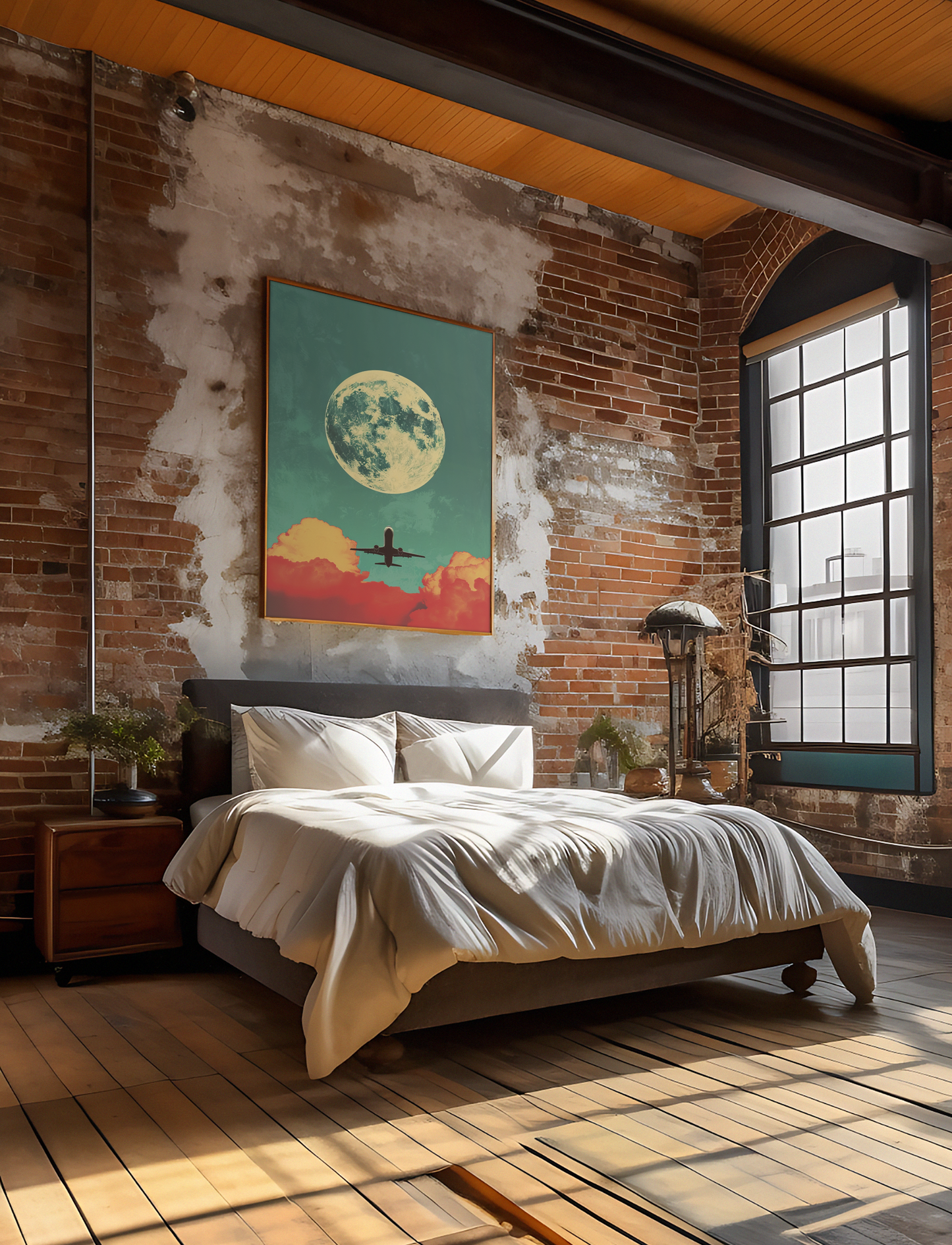 Big Moon Flyby Poster