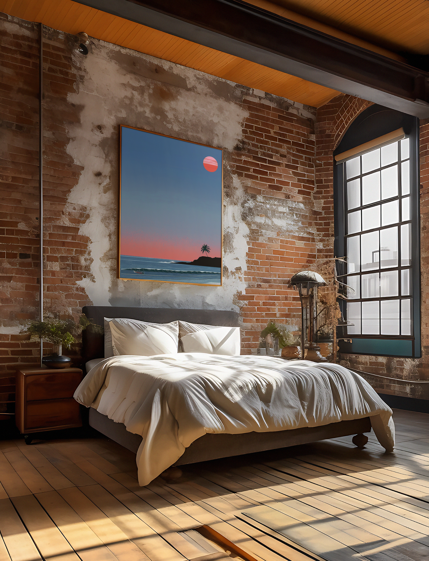 Beach At Twilight Poster
