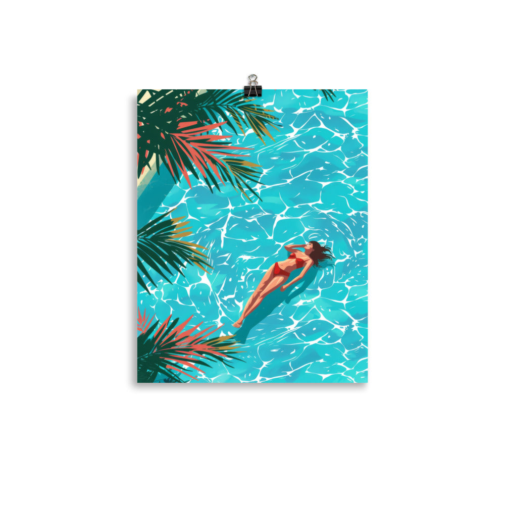 Pool Lounge Poster