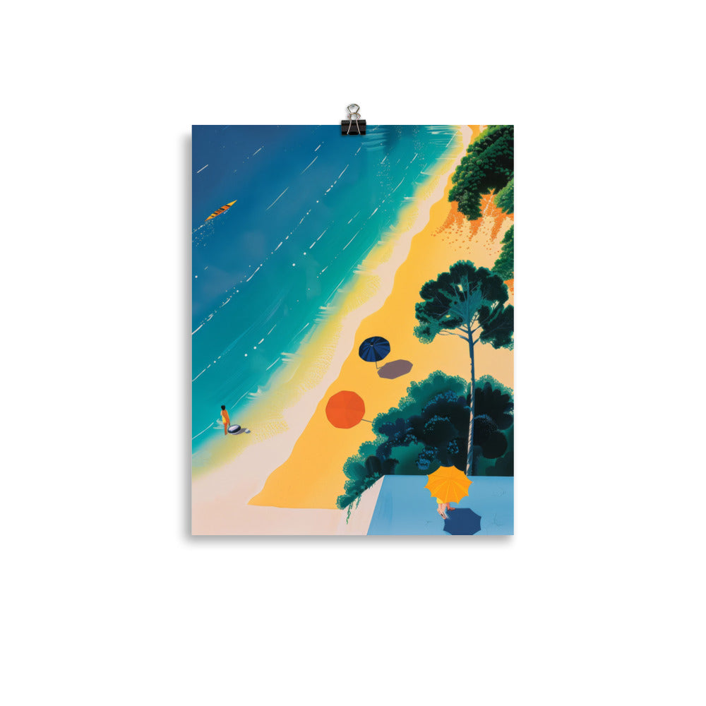 Over The Beach Poster