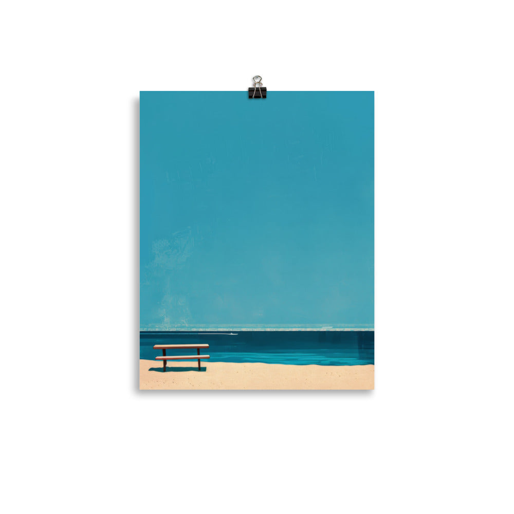 Lonely Bench Poster