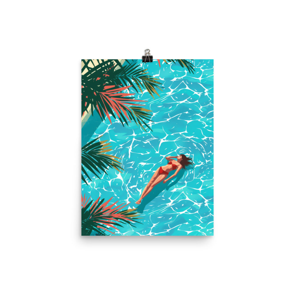 Pool Lounge Poster