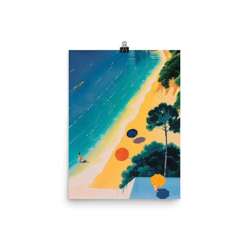 Over The Beach Poster