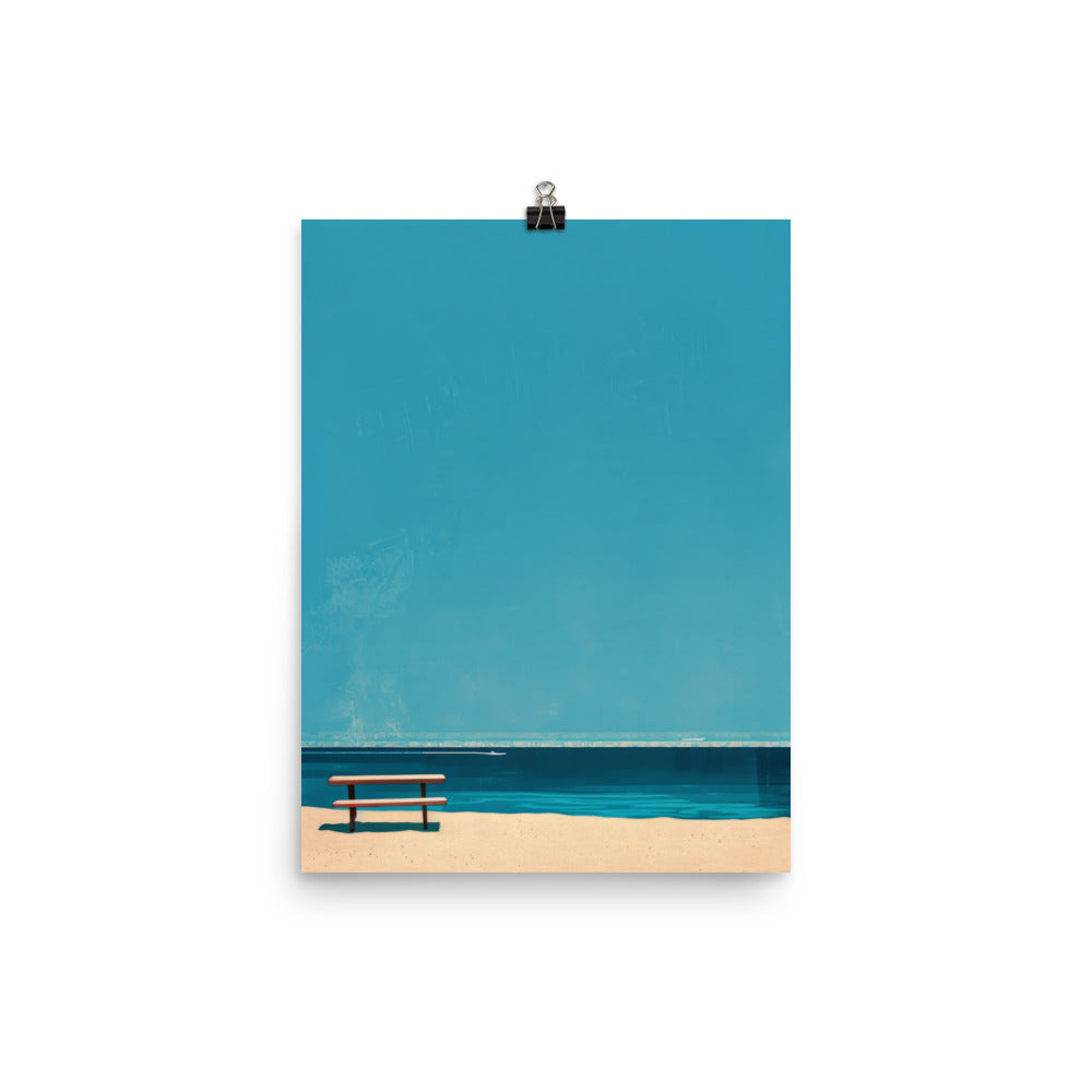 Lonely Bench Poster