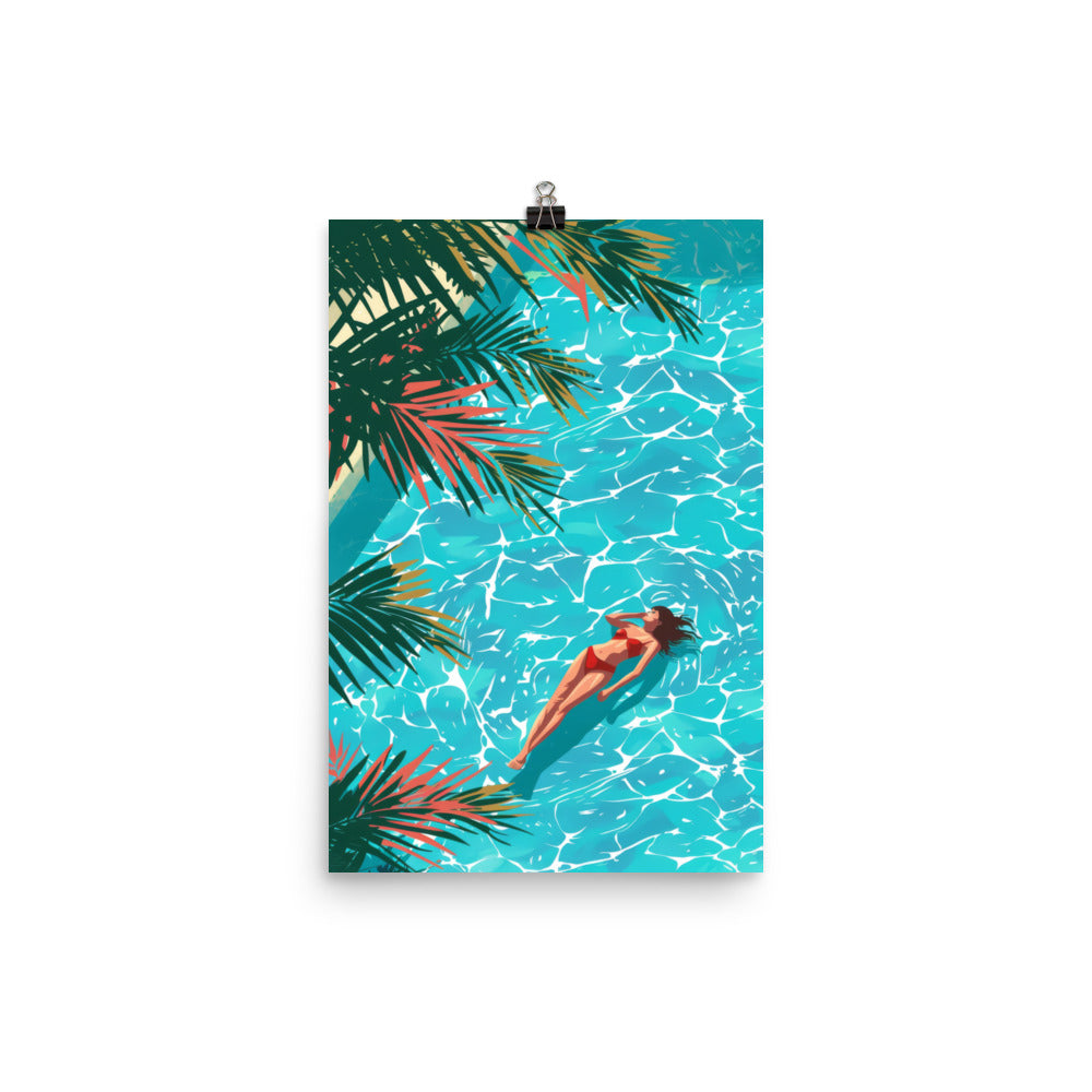 Pool Lounge Poster