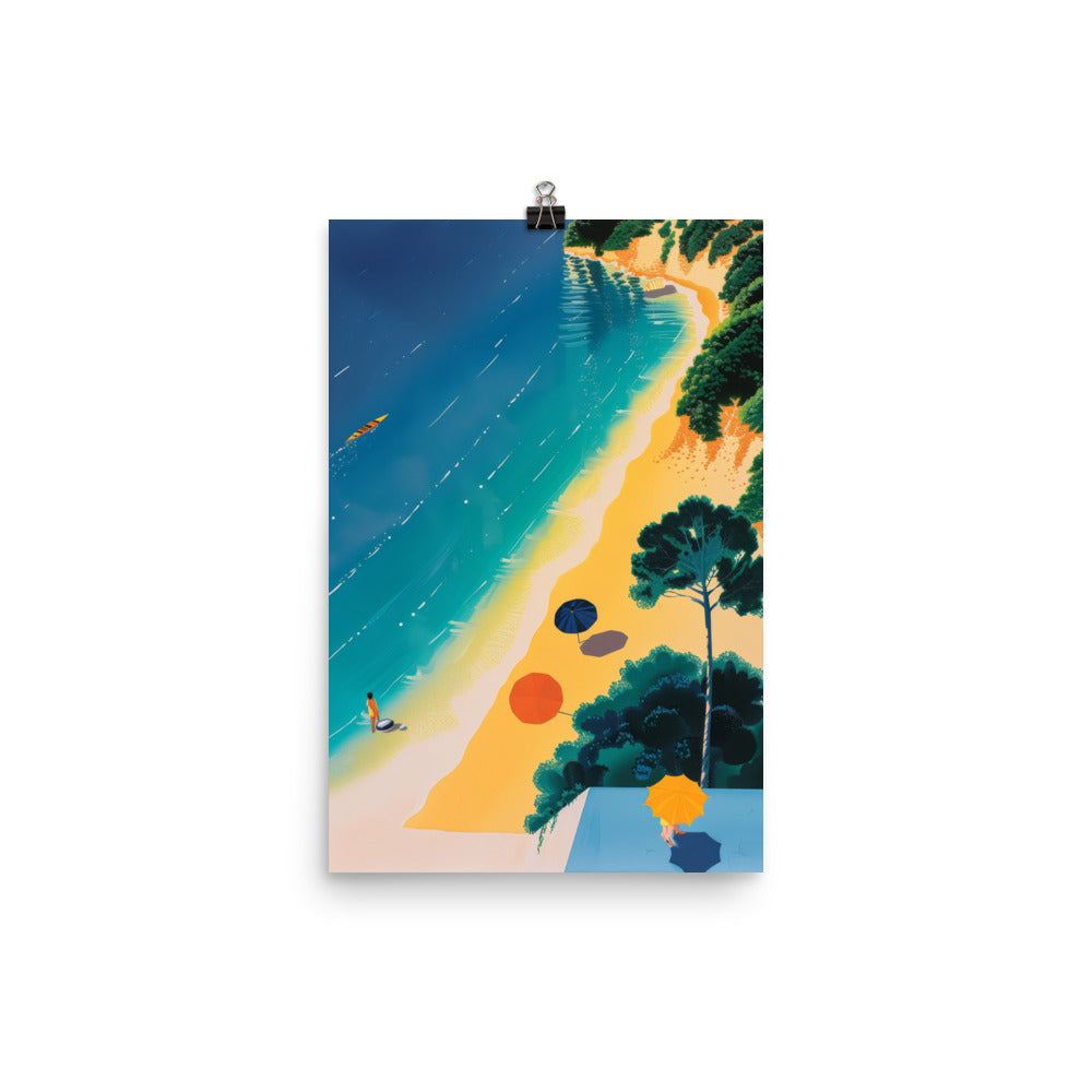 Over The Beach Poster