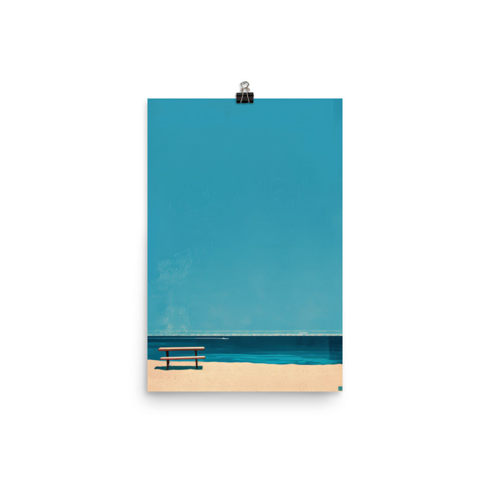 Lonely Bench Poster