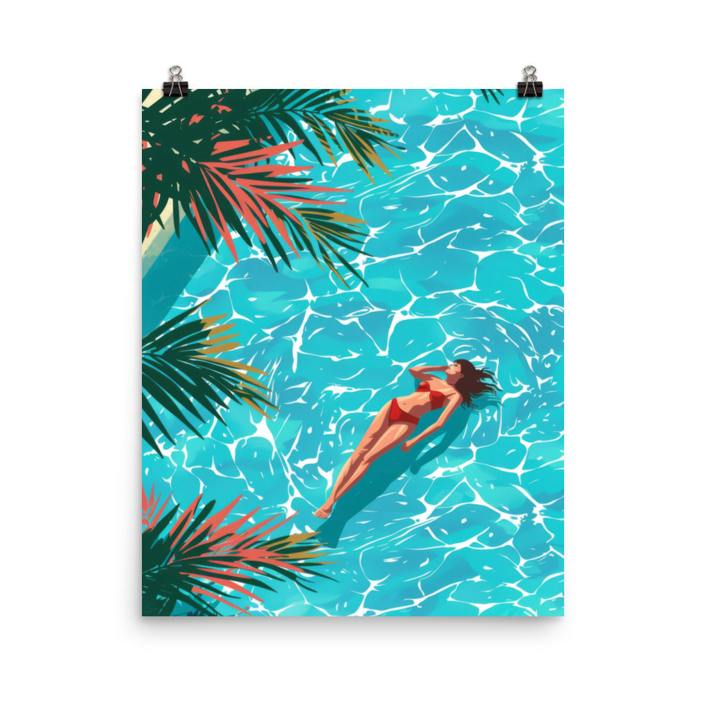 Pool Lounge Poster