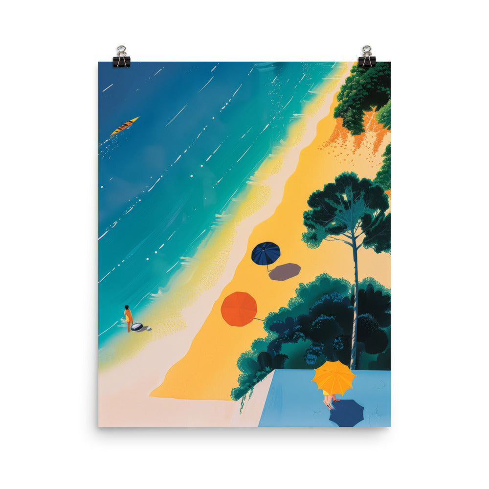 Over The Beach Poster