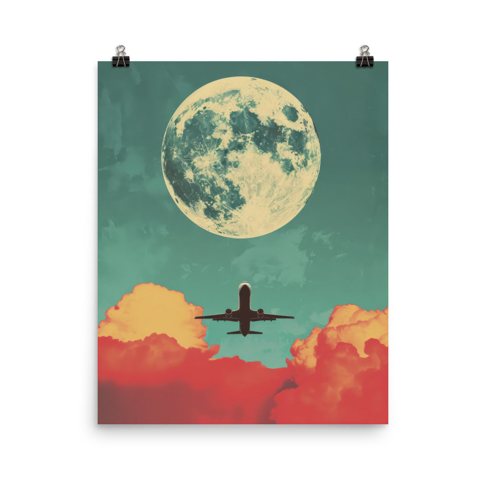 Big Moon Flyby Poster