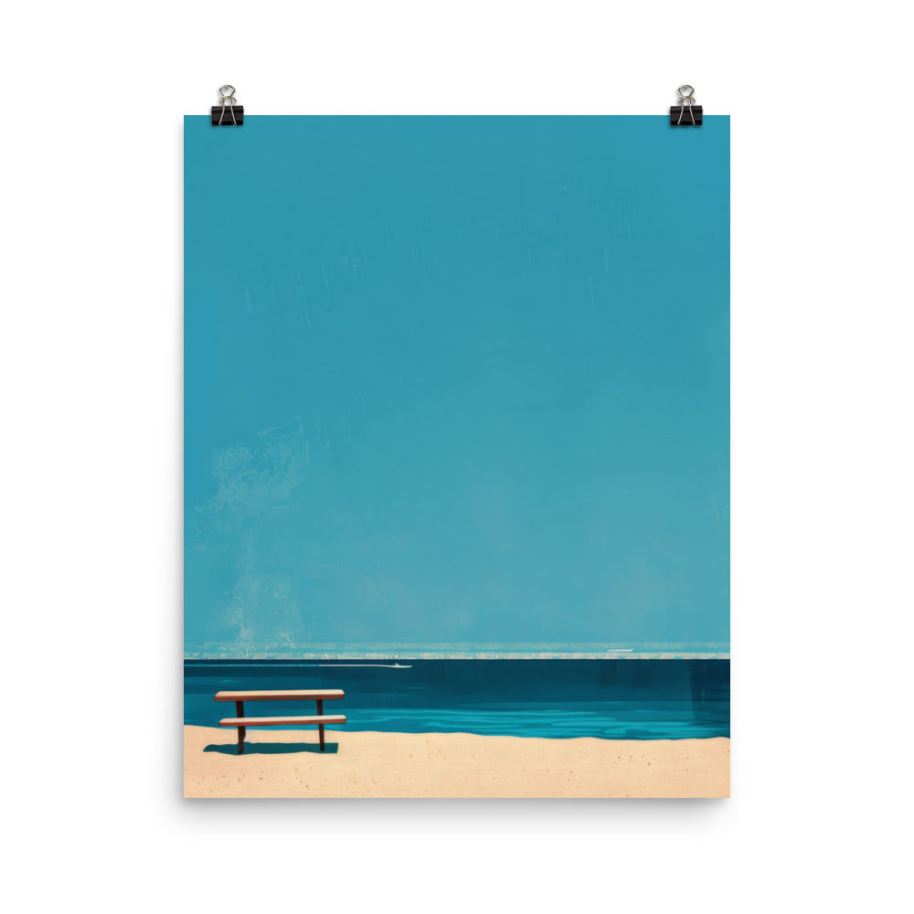 Lonely Bench Poster