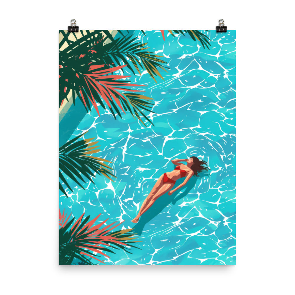 Pool Lounge Poster