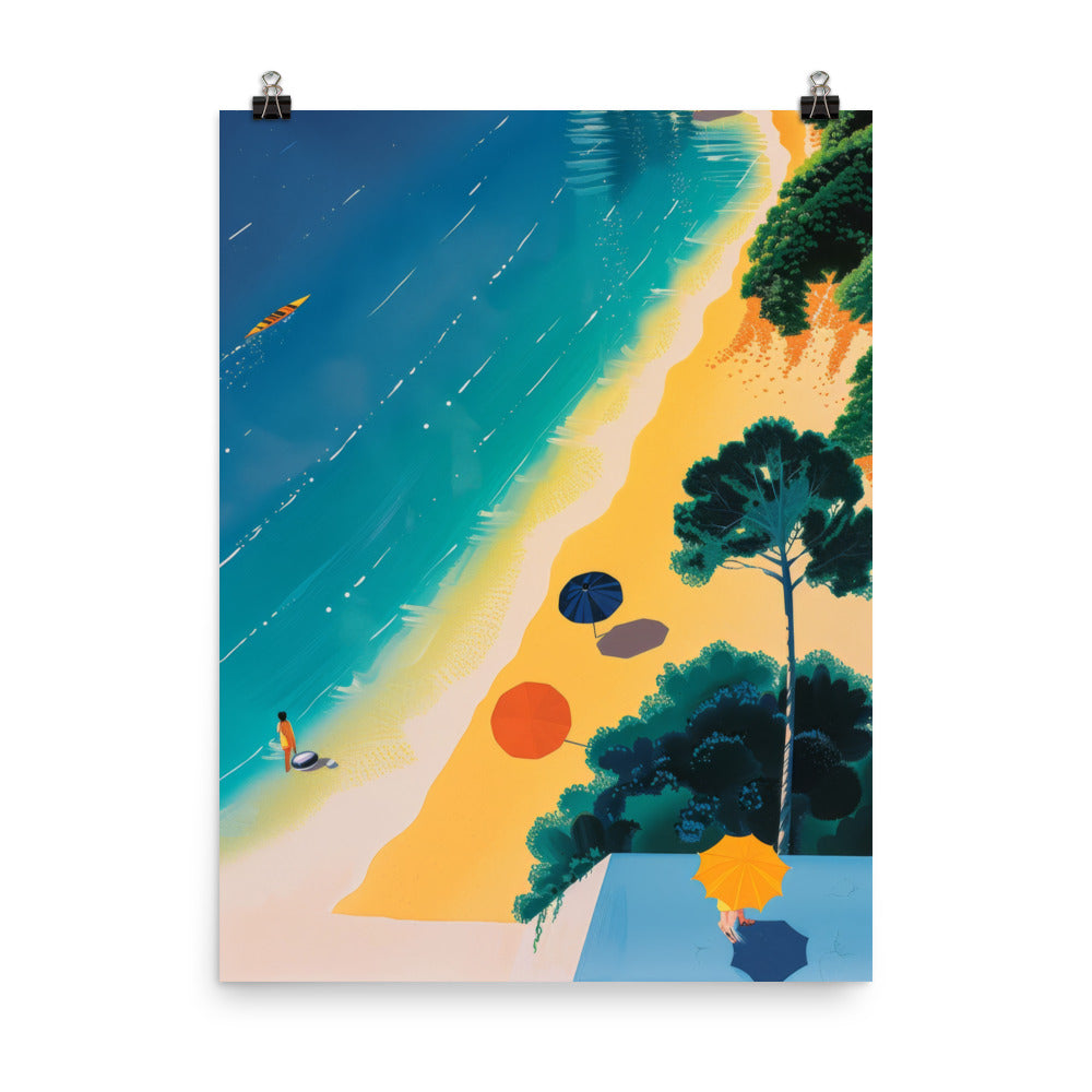 Over The Beach Poster