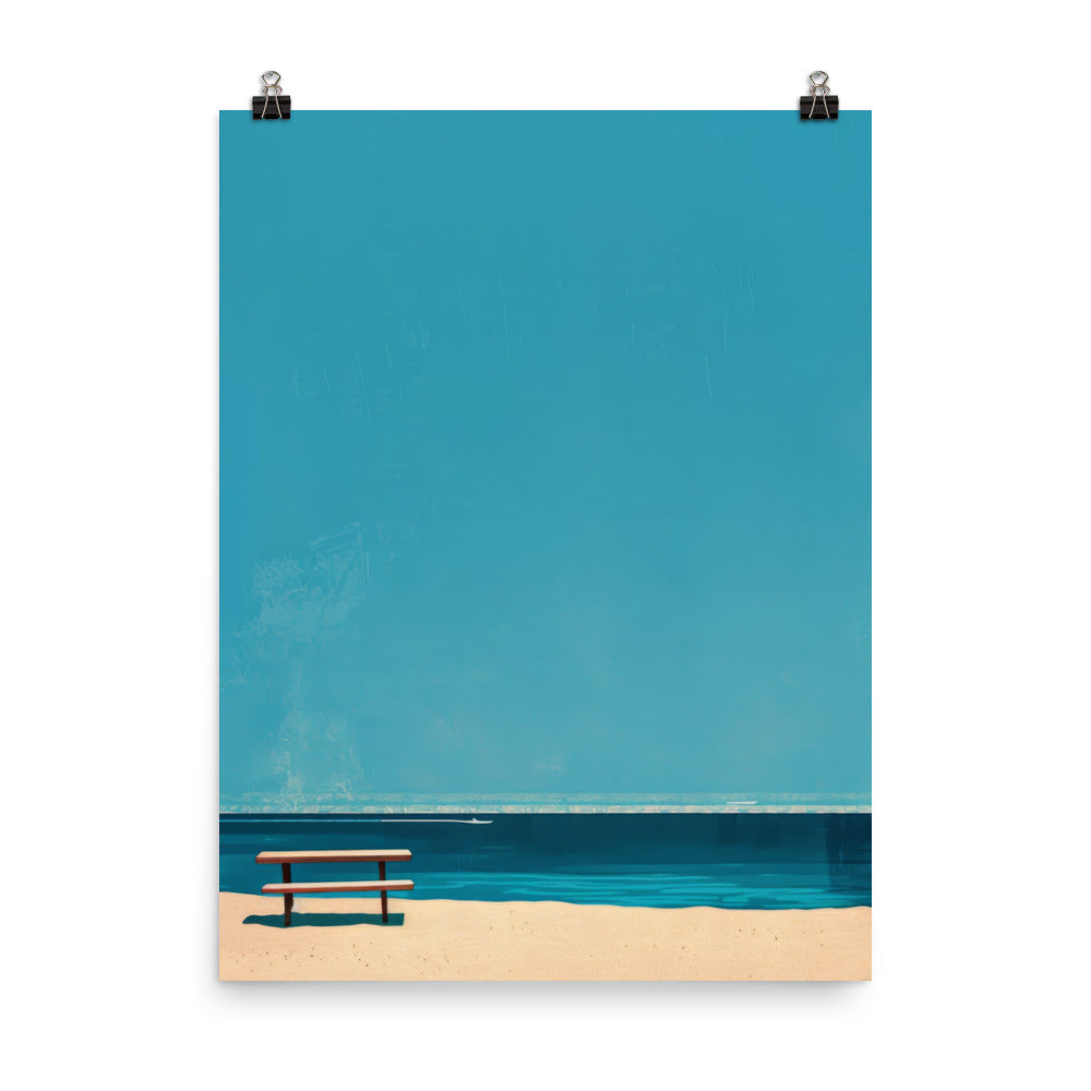 Lonely Bench Poster