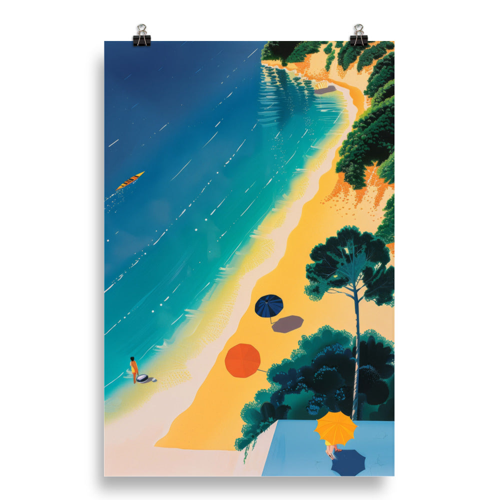 Over The Beach Poster