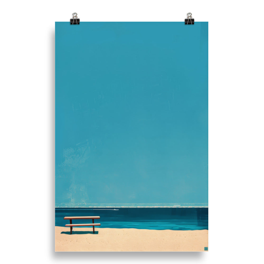 Lonely Bench Poster