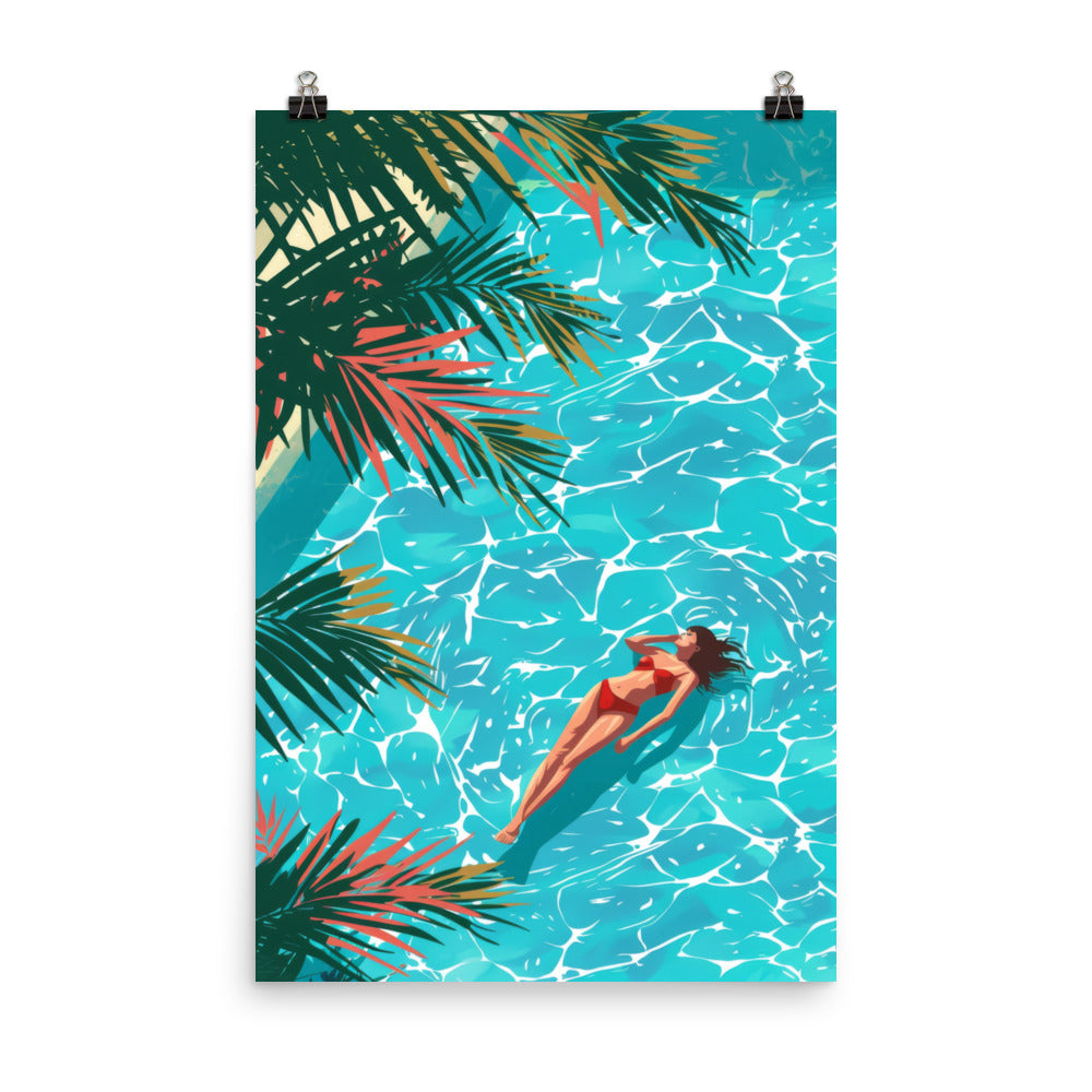 Pool Lounge Poster