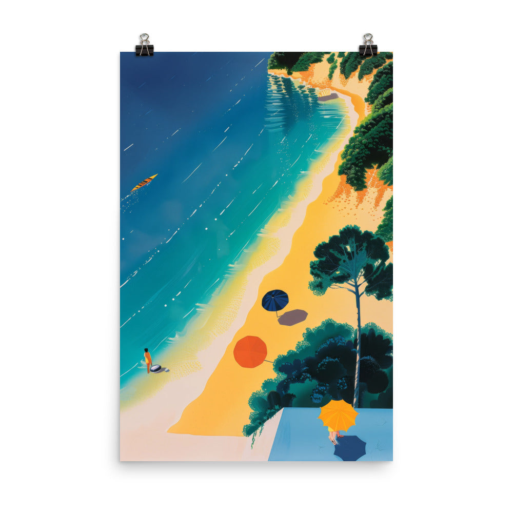 Over The Beach Poster