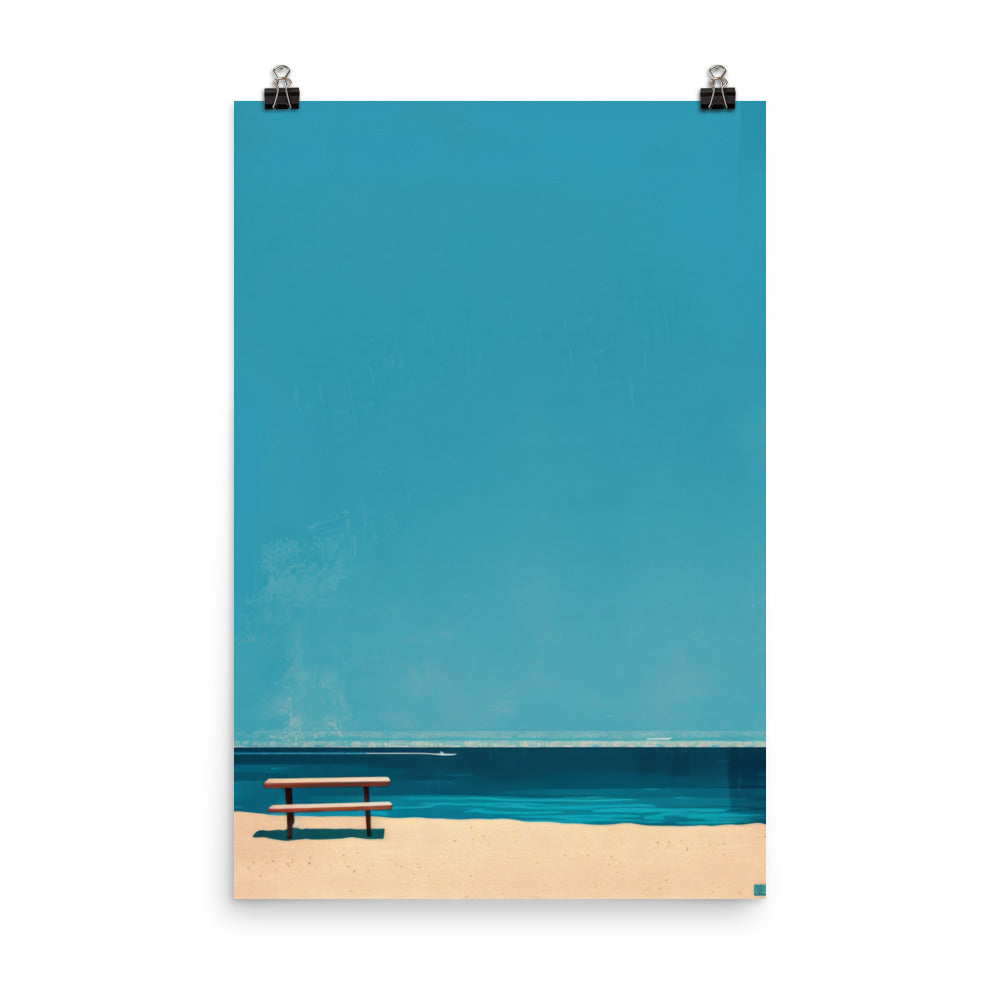 Lonely Bench Poster