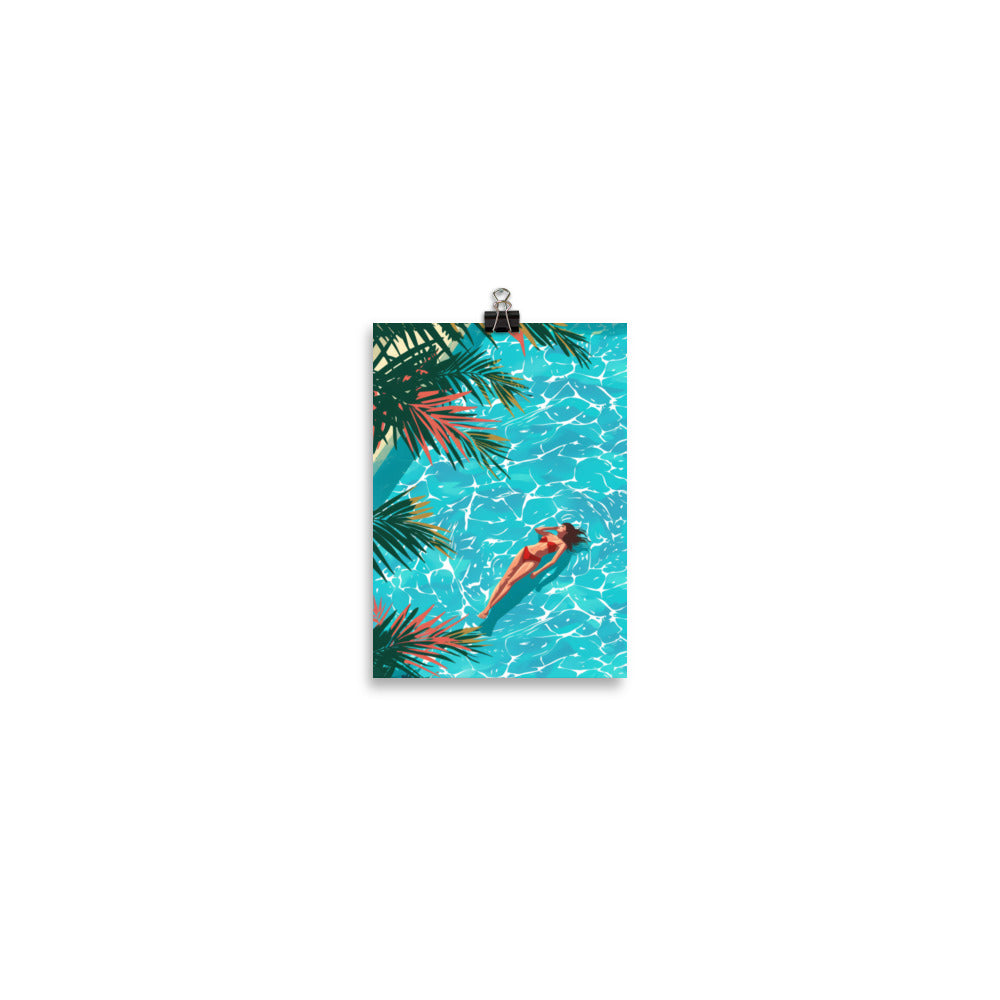 Pool Lounge Poster