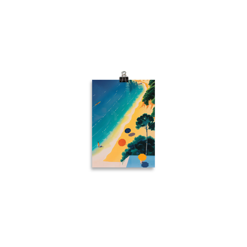 Over The Beach Poster