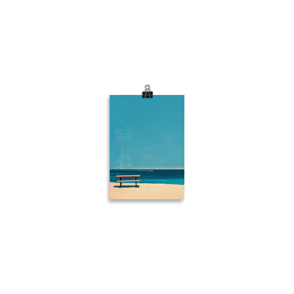 Lonely Bench Poster