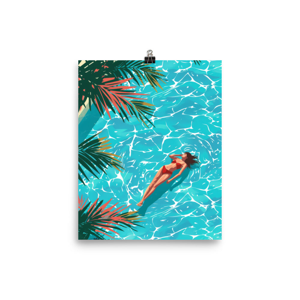 Pool Lounge Poster