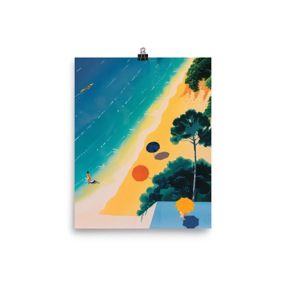 Over The Beach Poster