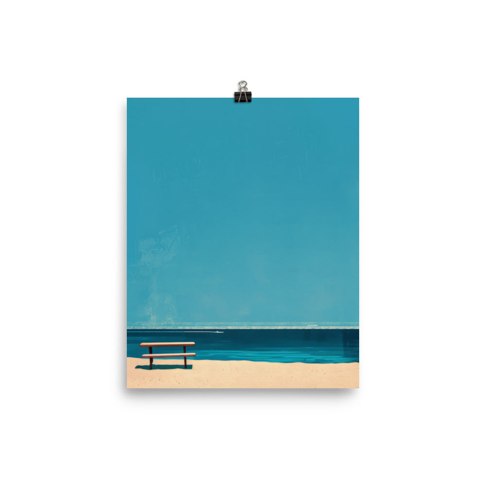 Lonely Bench Poster