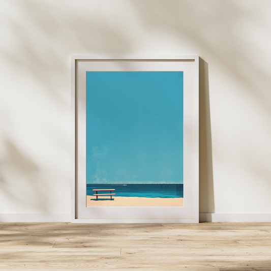 Lonely Bench Poster