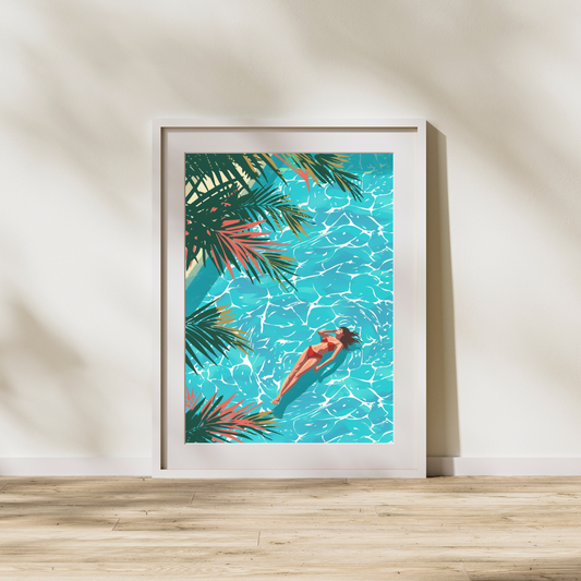 Pool Lounge Poster