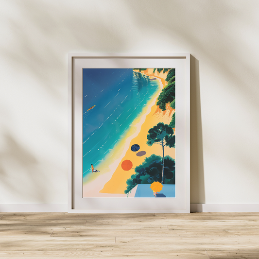 Over The Beach Poster