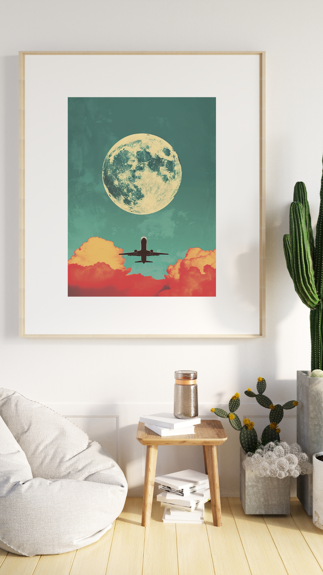 Big Moon Flyby Poster