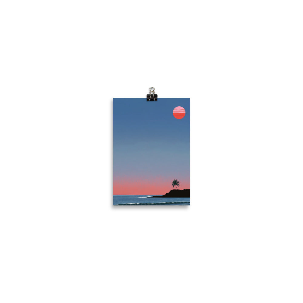 Beach At Twilight Poster